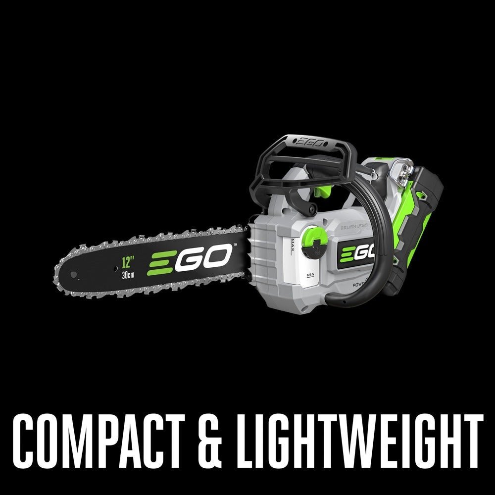 EGO POWER+ 12-in. Compact Cordless Chainsaw, 30cc Equivalent - Image 3
