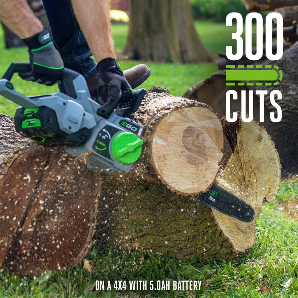 EGO POWER+ 18-in. Cordless Chainsaw, 45cc Equivalent - Image 6
