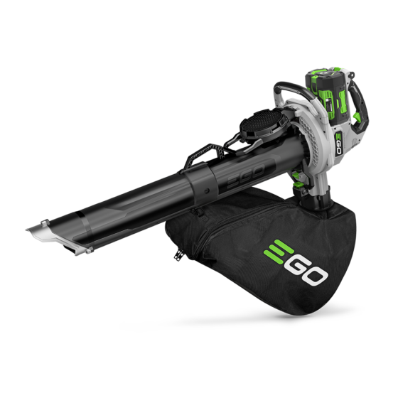 EGO POWER+ 500 CFM Leaf Vacuum, Mulcher & Blower Kit