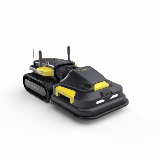 Yarbo Lawn Mower front three-quarter view