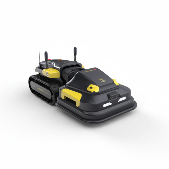Yarbo Lawn Mower Pro front three-quarter view