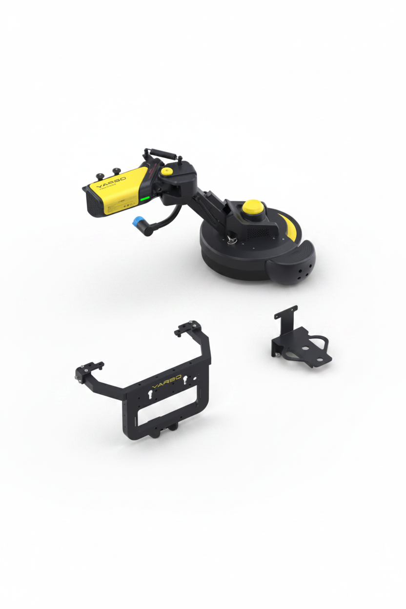 Yarbo Trimmer and mounting components